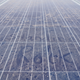 The words “Standing Rock” were smudged onto one of the farm’s solar panels.